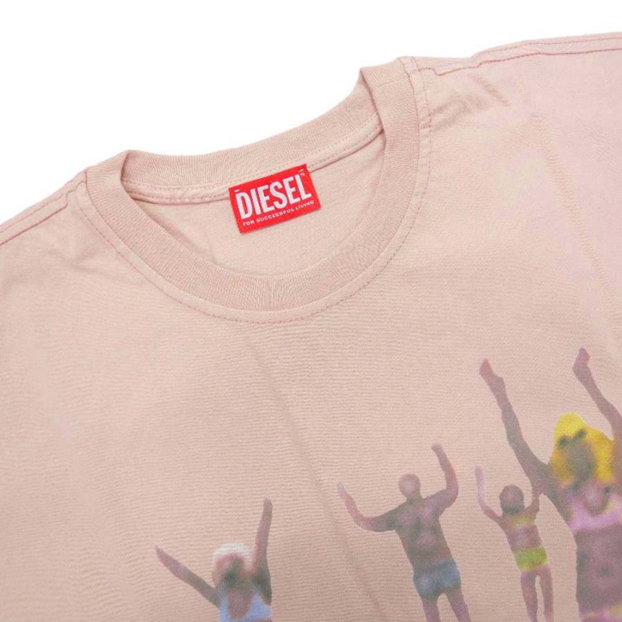 DIESEL（ディーゼル） レディース クルーネック Tシャツ A13264 0AKAK