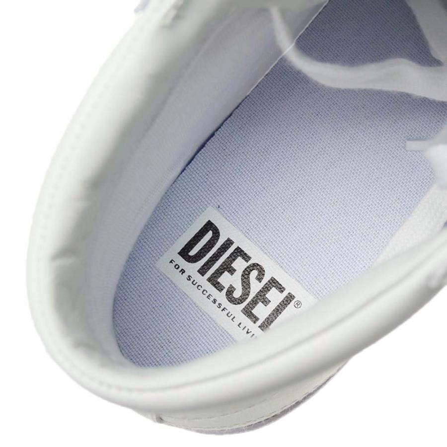 DIESEL ディーゼル レディースハイカットスニーカー Y03337 PR030 / S-LEROJI MID W ホワイト /2024春夏新作