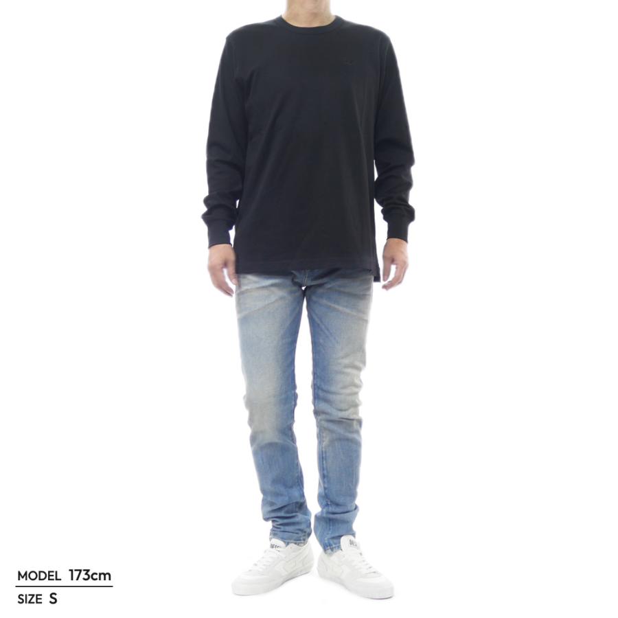 【DS25FW013】DIESEL メンズ ロングTシャツ A18142 0AIJU DIESEL ディーゼル メンズロングクルーネックTシャツ A18142