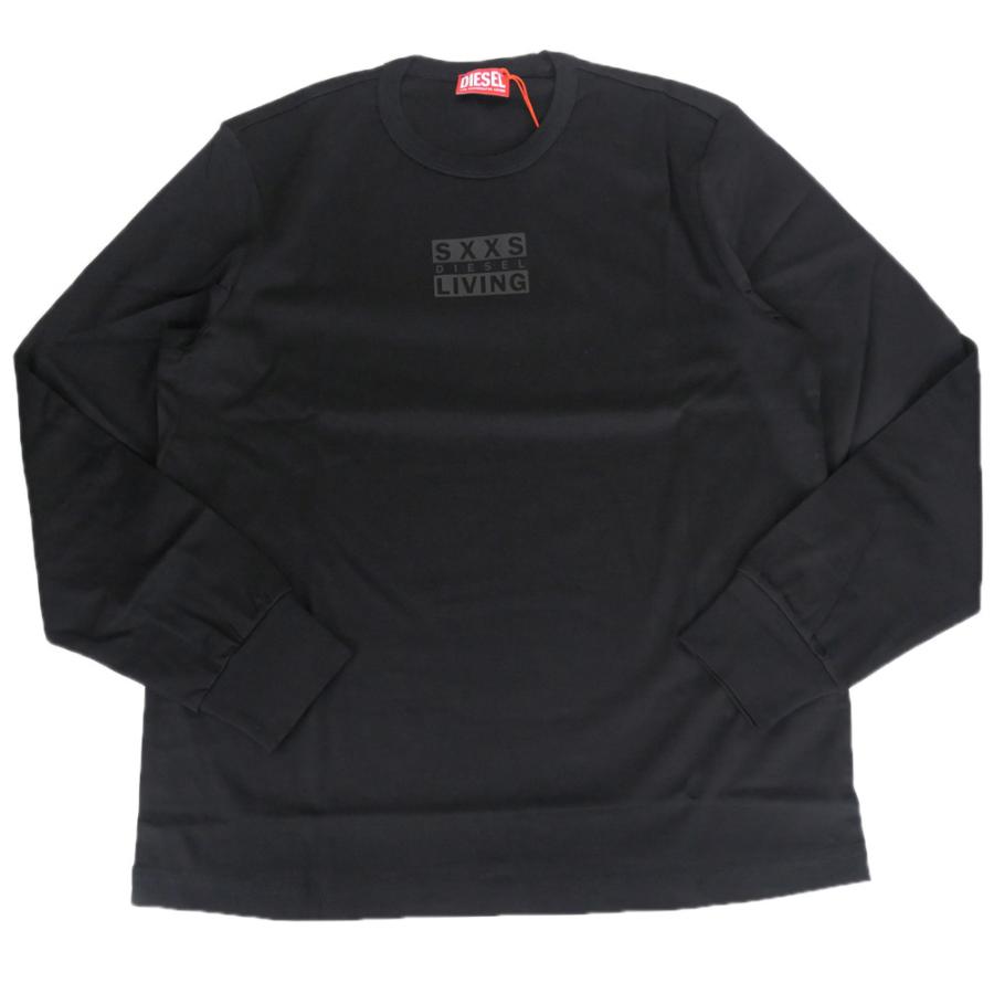 DIESEL ディーゼル メンズロングクルーネックTシャツ A18723