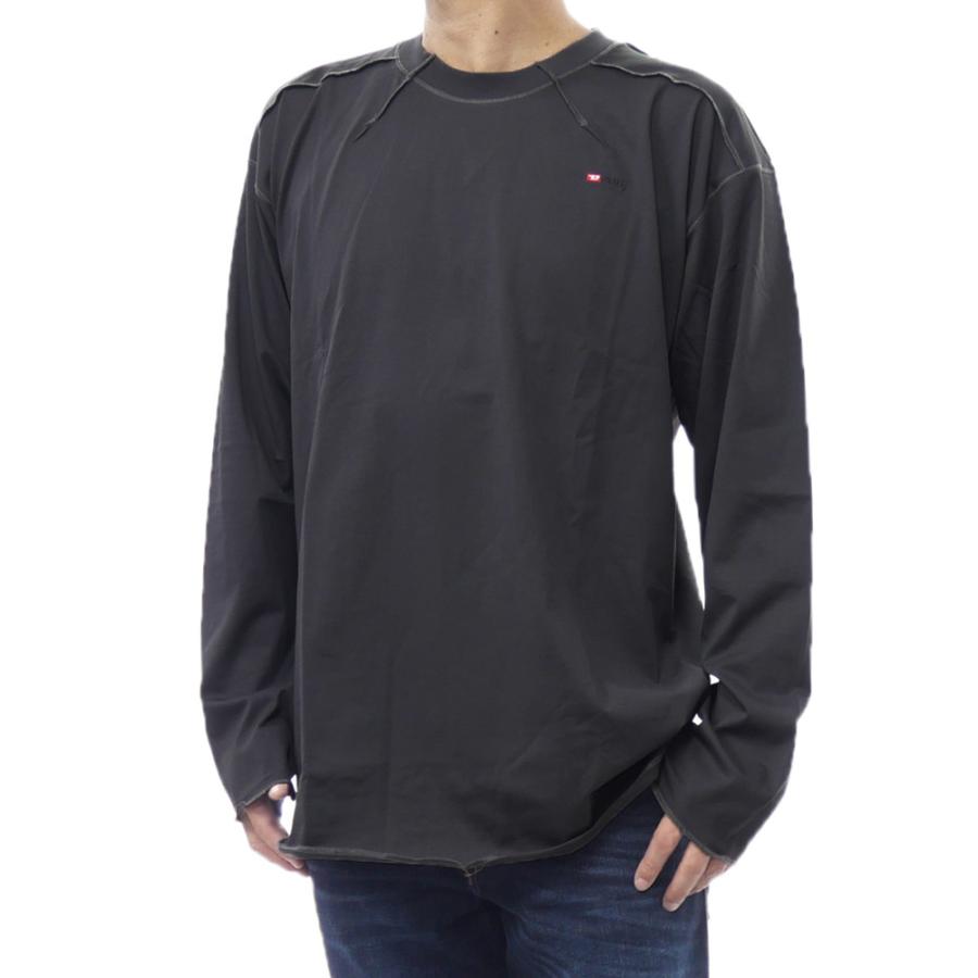 DIESEL（ディーゼル） メンズロングクルーネックTシャツ A19464 0NIAX