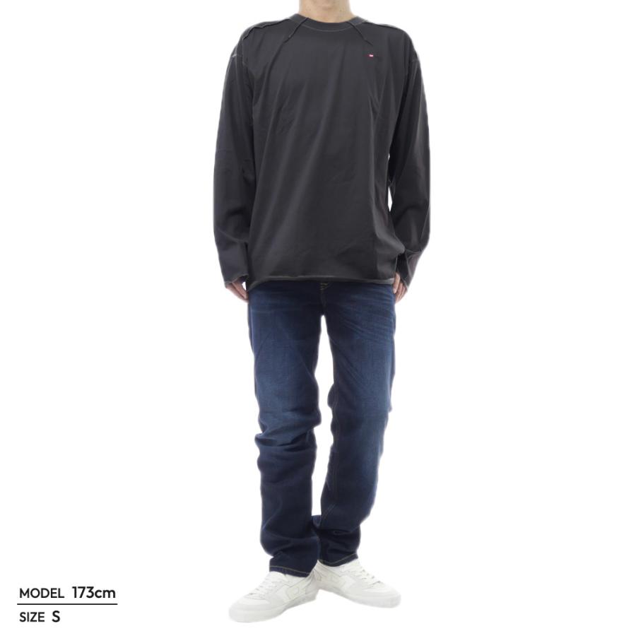 DIESEL（ディーゼル） メンズロングクルーネックTシャツ A19464 0NIAX