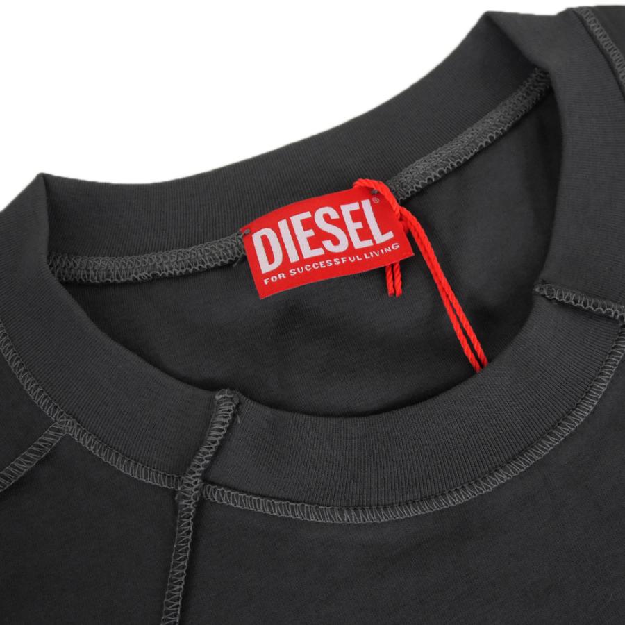 DIESEL（ディーゼル） メンズロングクルーネックTシャツ A19464 0NIAX