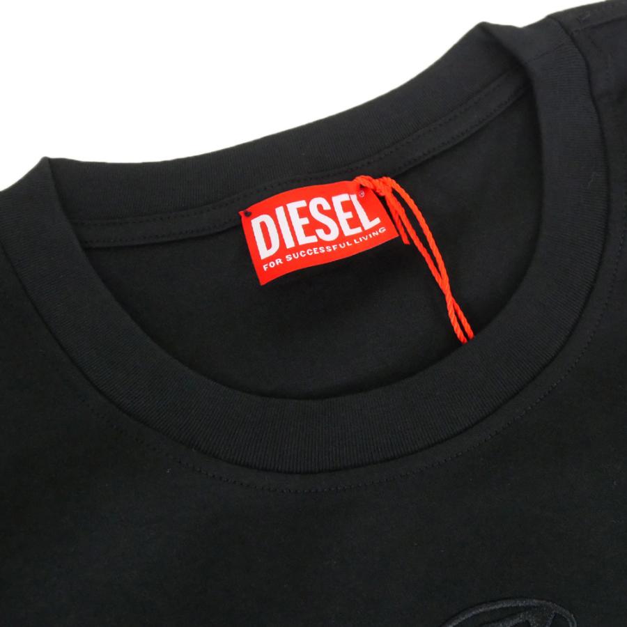 DIESEL ディーゼル メンズロングクルーネックTシャツ A19444