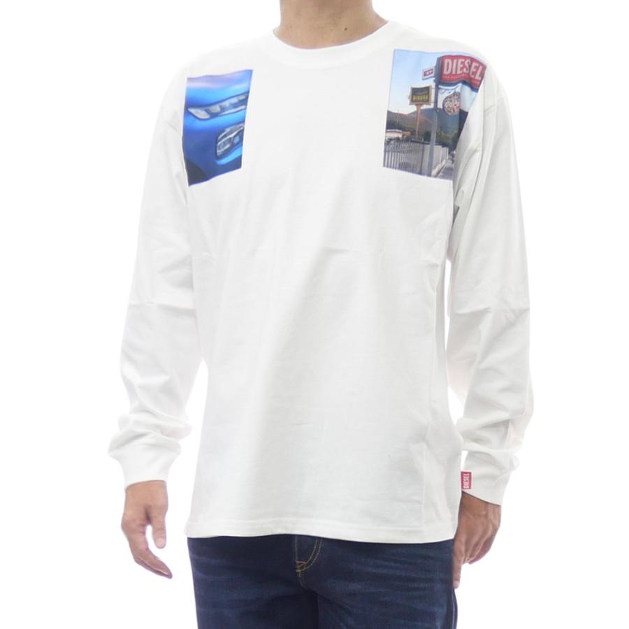 DIESEL（ディーゼル） メンズロングクルーネックTシャツ A19468 0PLAT