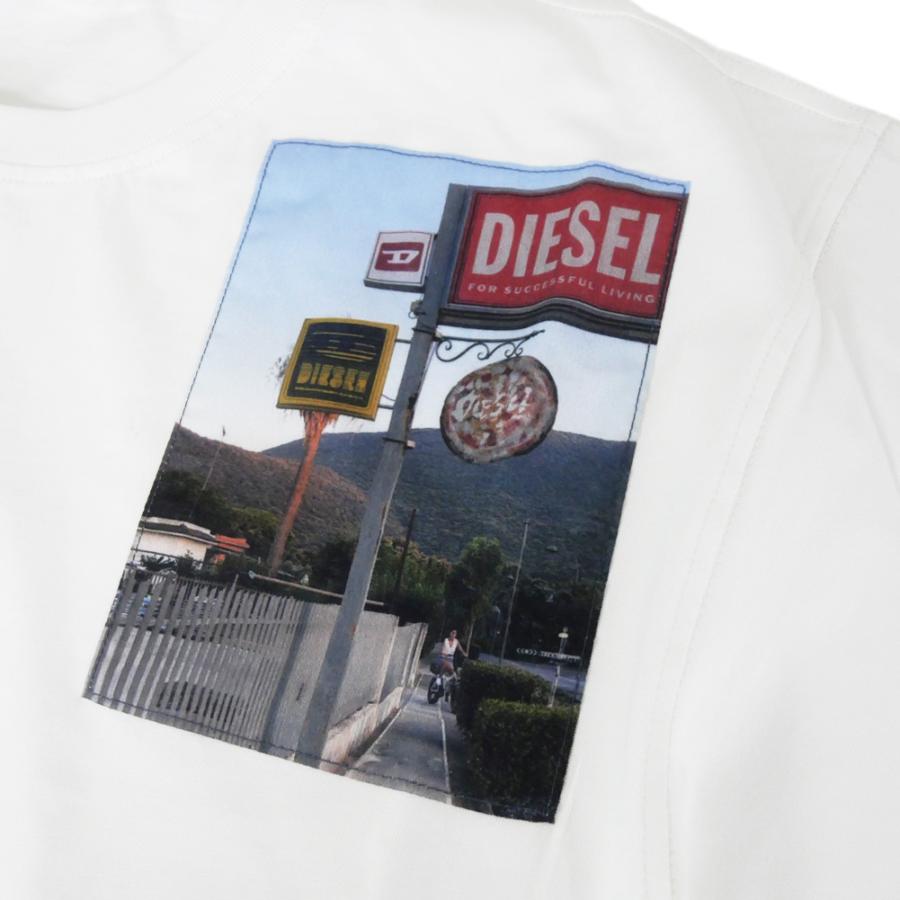 DIESEL（ディーゼル） メンズロングクルーネックTシャツ A19468 0PLAT