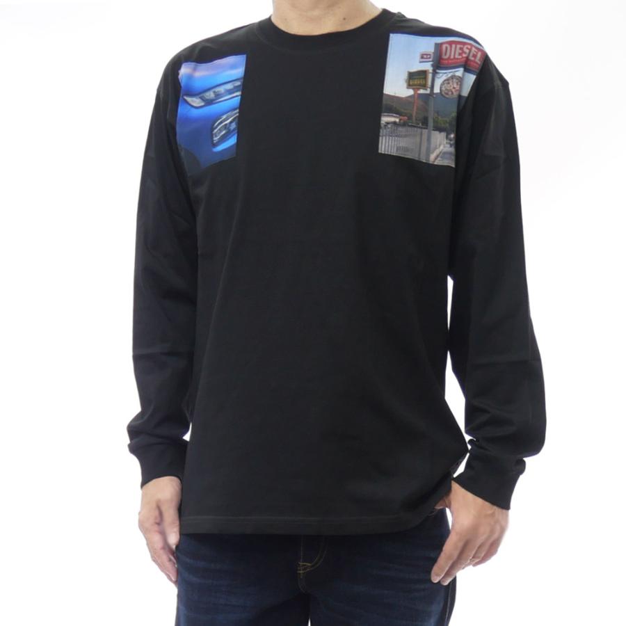 DIESEL（ディーゼル） メンズロングクルーネックTシャツ A19468 0PLAT