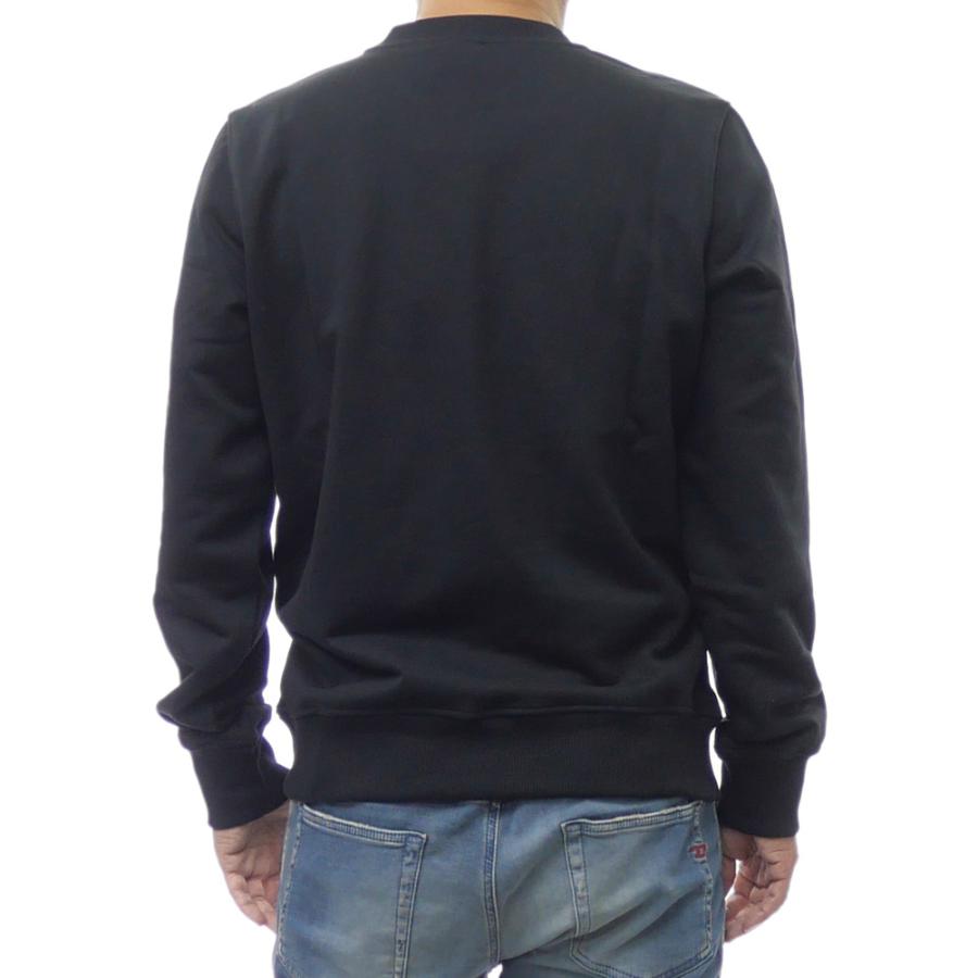 2025 秋冬新作！ DIESEL ディーゼル トレーナー メンズ A18734 0HYAT / S-GINN-T3 ブラック DIESEL（ディーゼル） メンズトレーナー A18734 0HYAT / S-GINN-T3