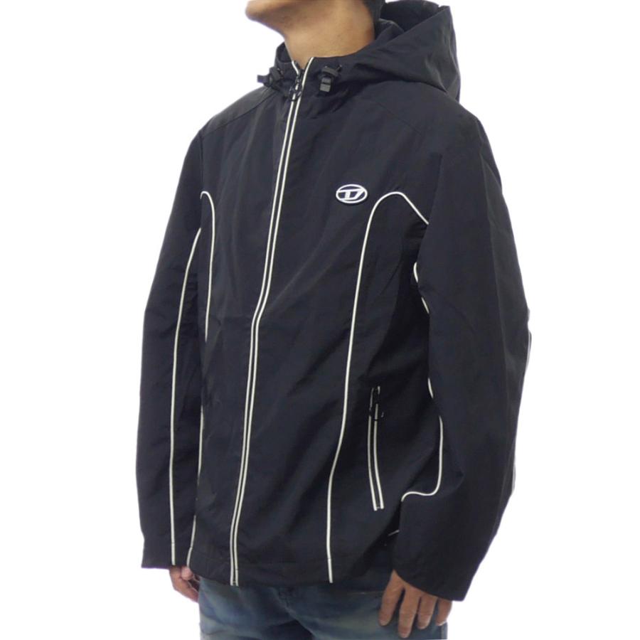 DIESEL / ナイロンジャケット/S/ナイロン/BLK/A06149-J-HIVES-0DGAM DIESEL（ディーゼル） メンズナイロンジャケット A06149 0DGAM / J