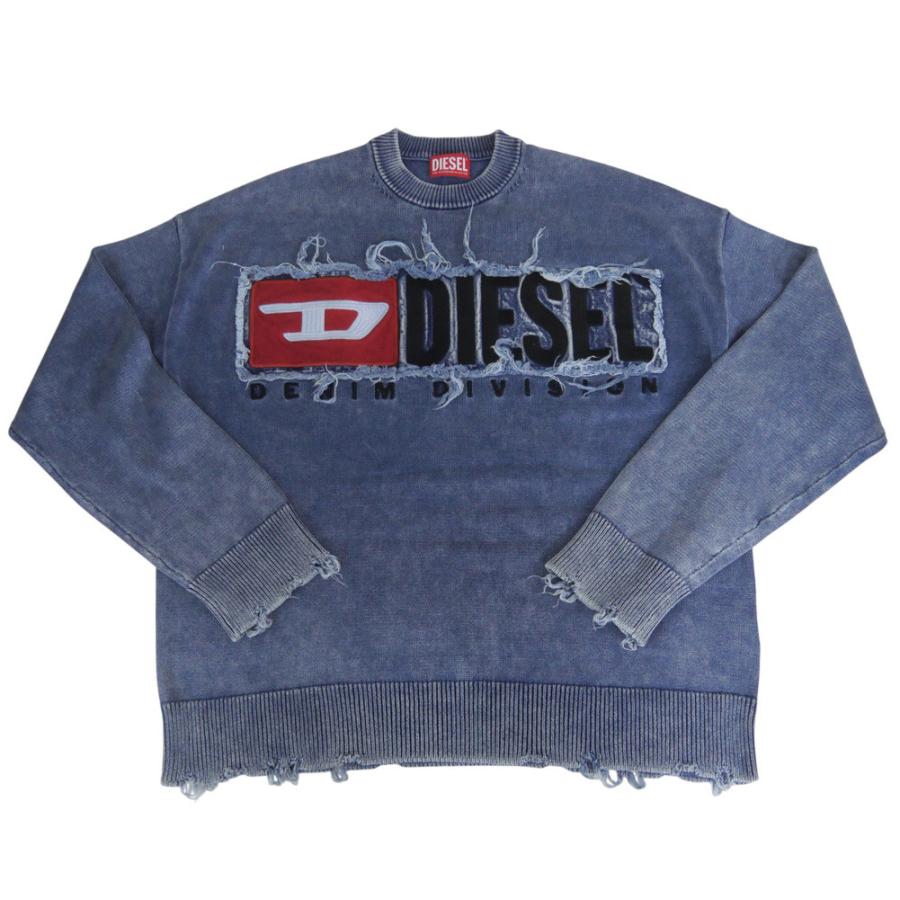 DIESEL（ディーゼル） メンズ クルーネック ニット セーター A18915