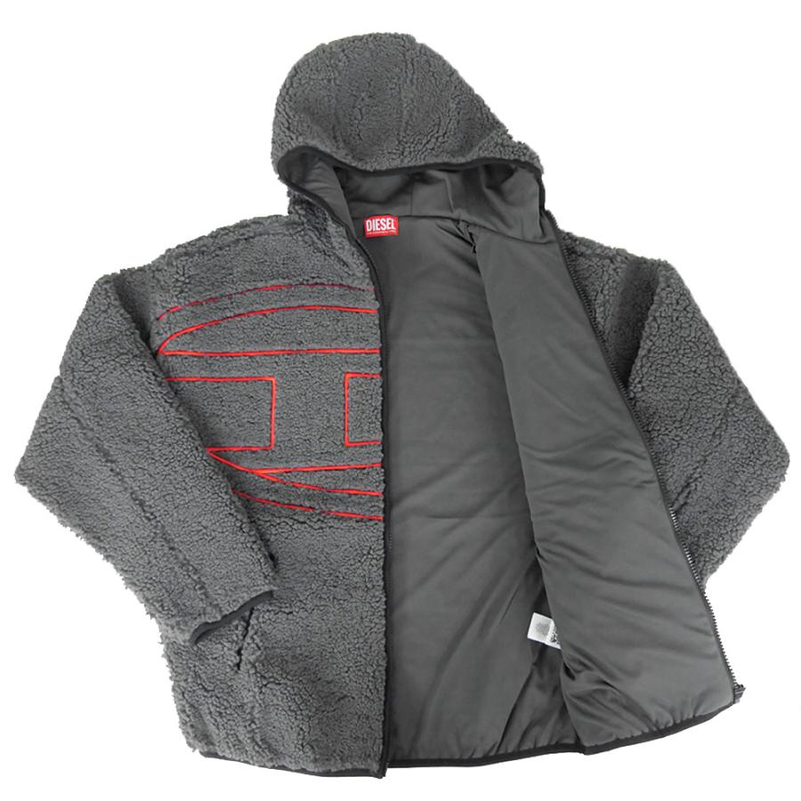 ディーゼル　ブルゾン DIESEL | S-LOCK ZIP-UP JERSEY BLACK ジャケット (DIESEL/ブルゾン