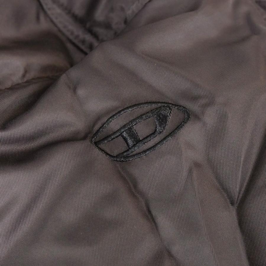 DIESEL ディーゼル メンズブルゾン A14408 0HCAS / J-HELD ブラック×ココア 定番人気商品の画像