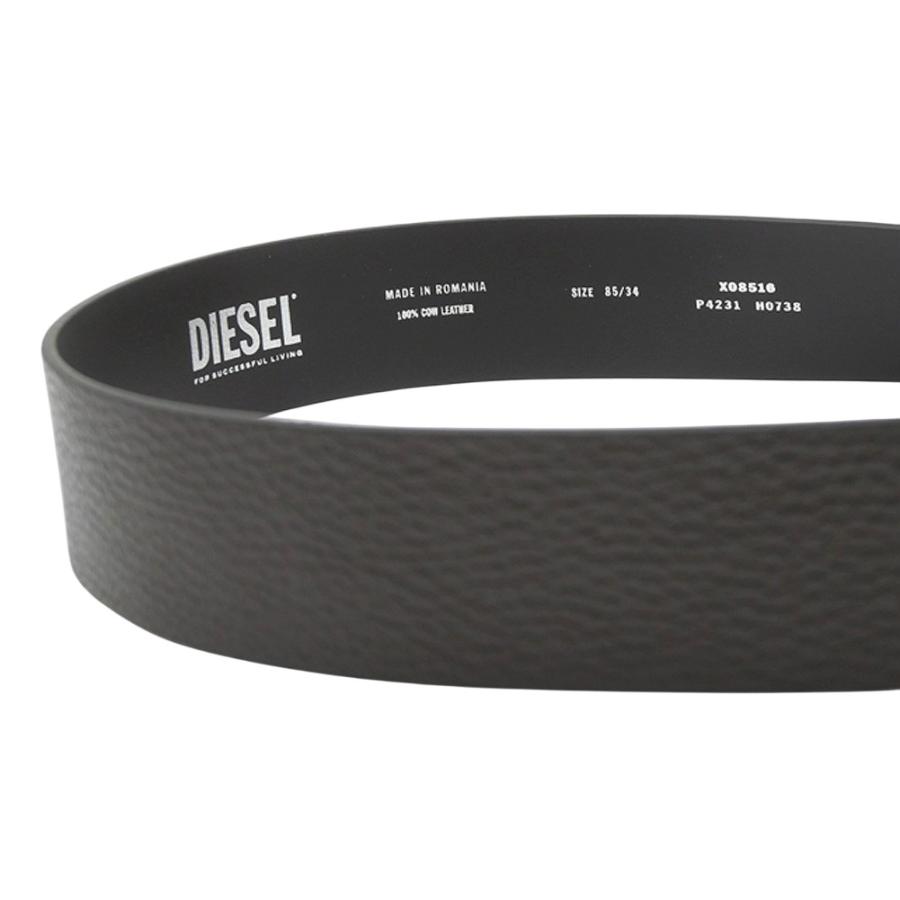 DIESEL（ディーゼル） ユニセックスレザーベルト X08516 P4231 / B-1DR