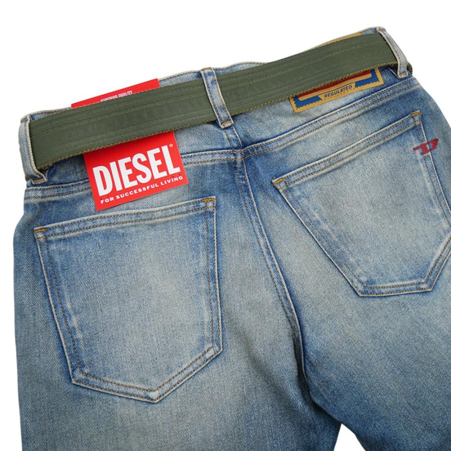 DIESEL（ディーゼル） メンズベルト X10425 P6708 / B-1DR TAPE カーキ
