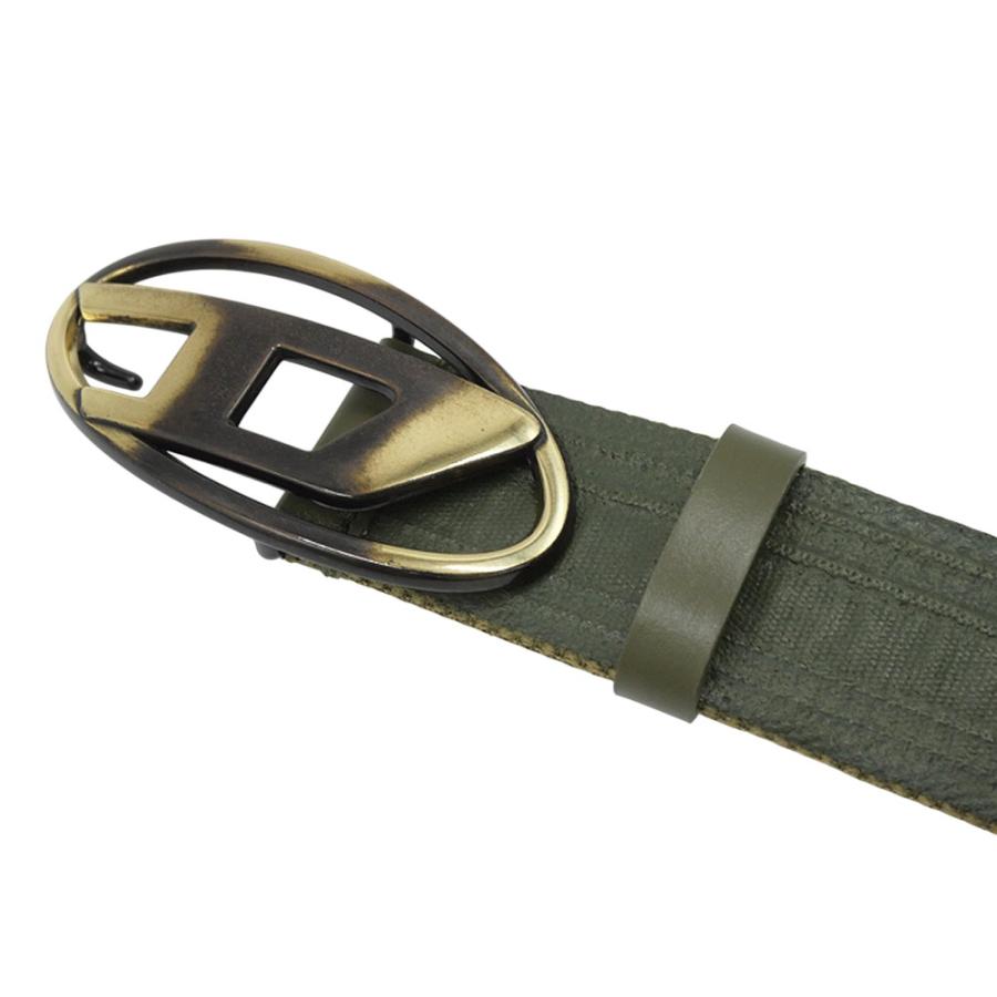 DIESEL（ディーゼル） メンズベルト X10425 P6708 / B-1DR TAPE カーキ