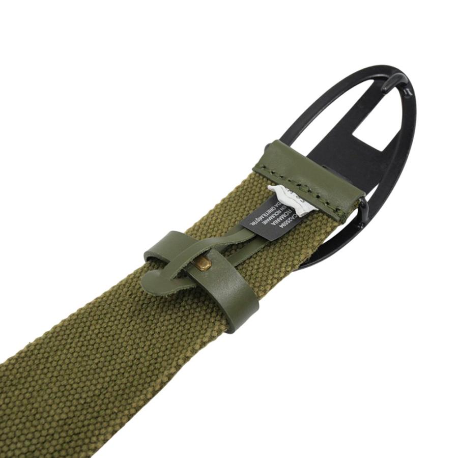 DIESEL（ディーゼル） メンズベルト X10425 P6708 / B-1DR TAPE カーキ