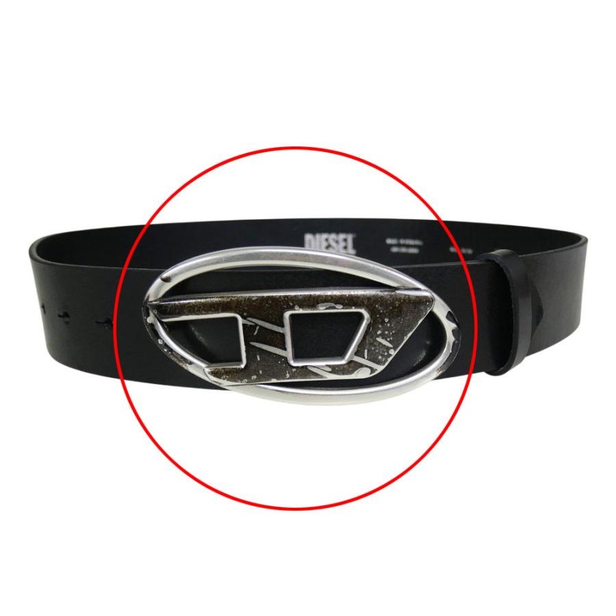 DIESEL 牛革ベルト 75/30 DIESEL（ディーゼル） ベルト メンズ レディース B-1DR DIESEL X08516