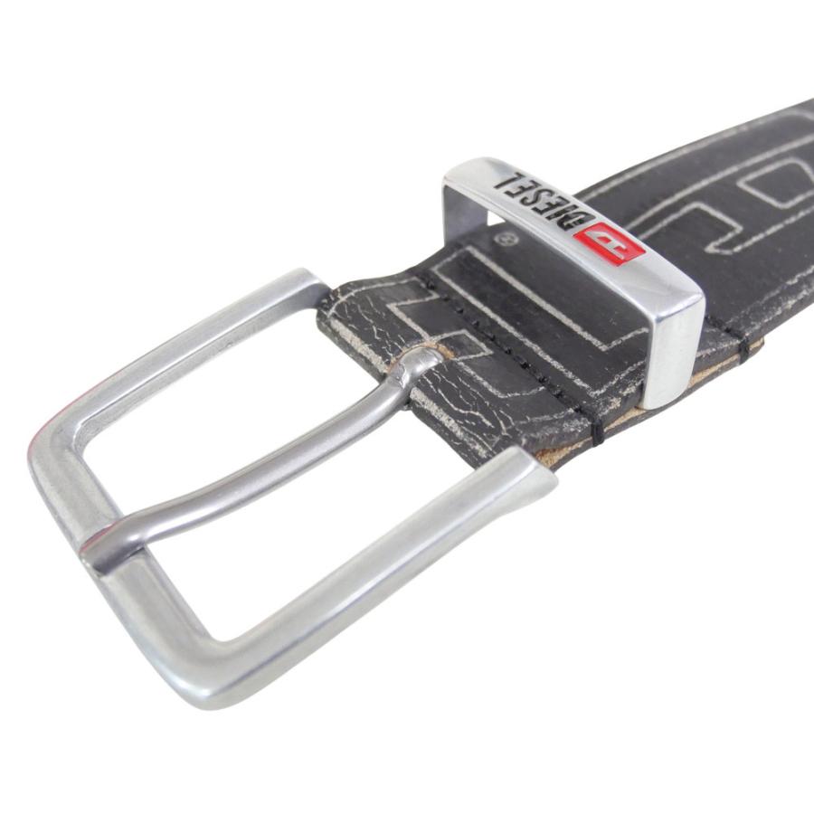 DIESEL カジュアルベルト ブラック/ホワイト 楽天市場】DIESEL ディーゼル メンズ レザー ベルト X08881 B