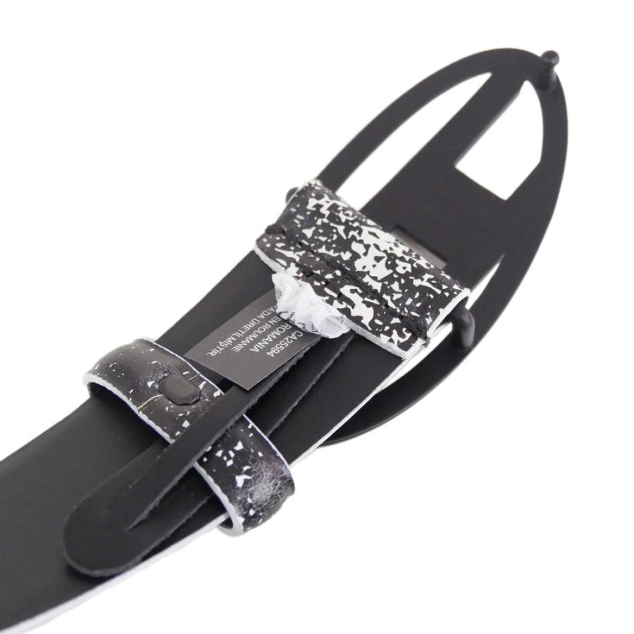 DIESEL ディーゼル メンズレザーベルト X10133 P8236 / B-1DR ブラック