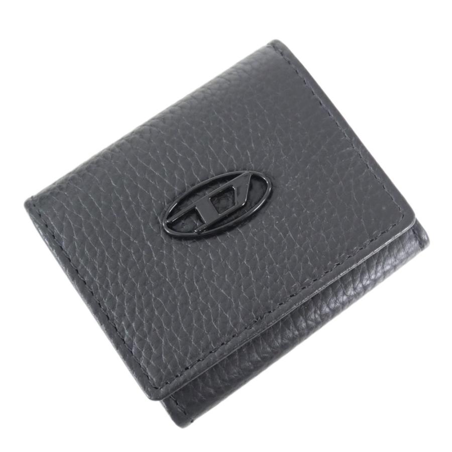 2025 秋冬新作！ DIESEL ディーゼル ケース メンズ X10300 P0685 / HISSU EVO COIN CASE グレー DIESEL（ディーゼル） メンズコインケース X10300 P0685 / HISSU EVO