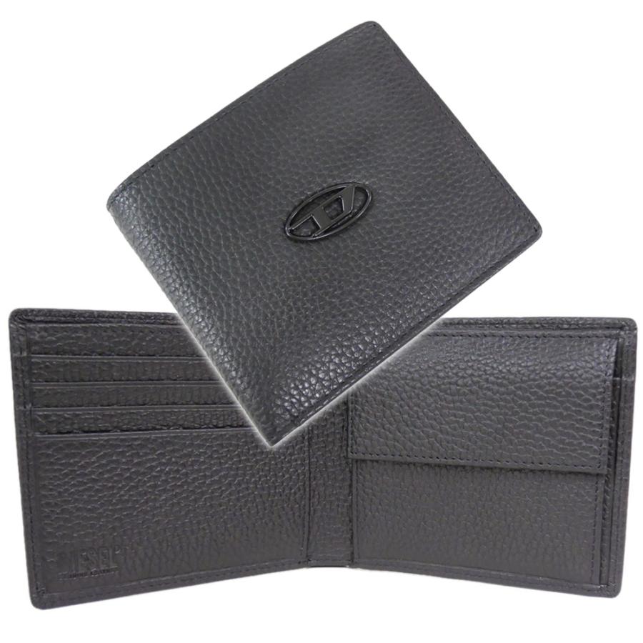 DIESEL（ディーゼル） メンズ二つ折り財布（小銭入れ付き） X08844