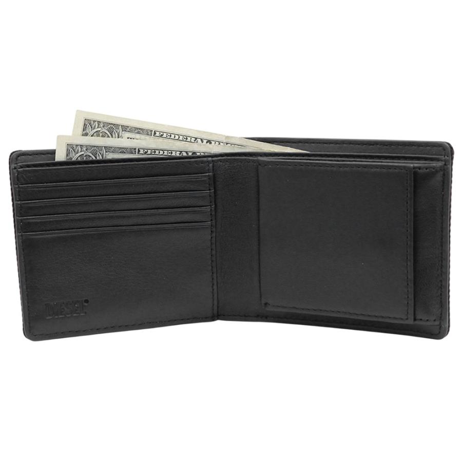 DIESEL 2つ折りサイフ DIESEL】 カウレザー二つ折りウォレット Bi Fold Coin S (DIESEL