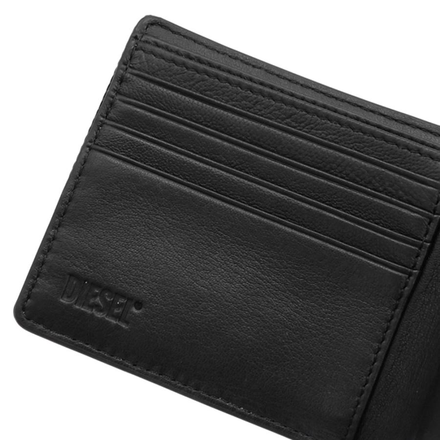 DIESEL ディーゼル メンズ二つ折り財布（小銭入れ付き） X10297
