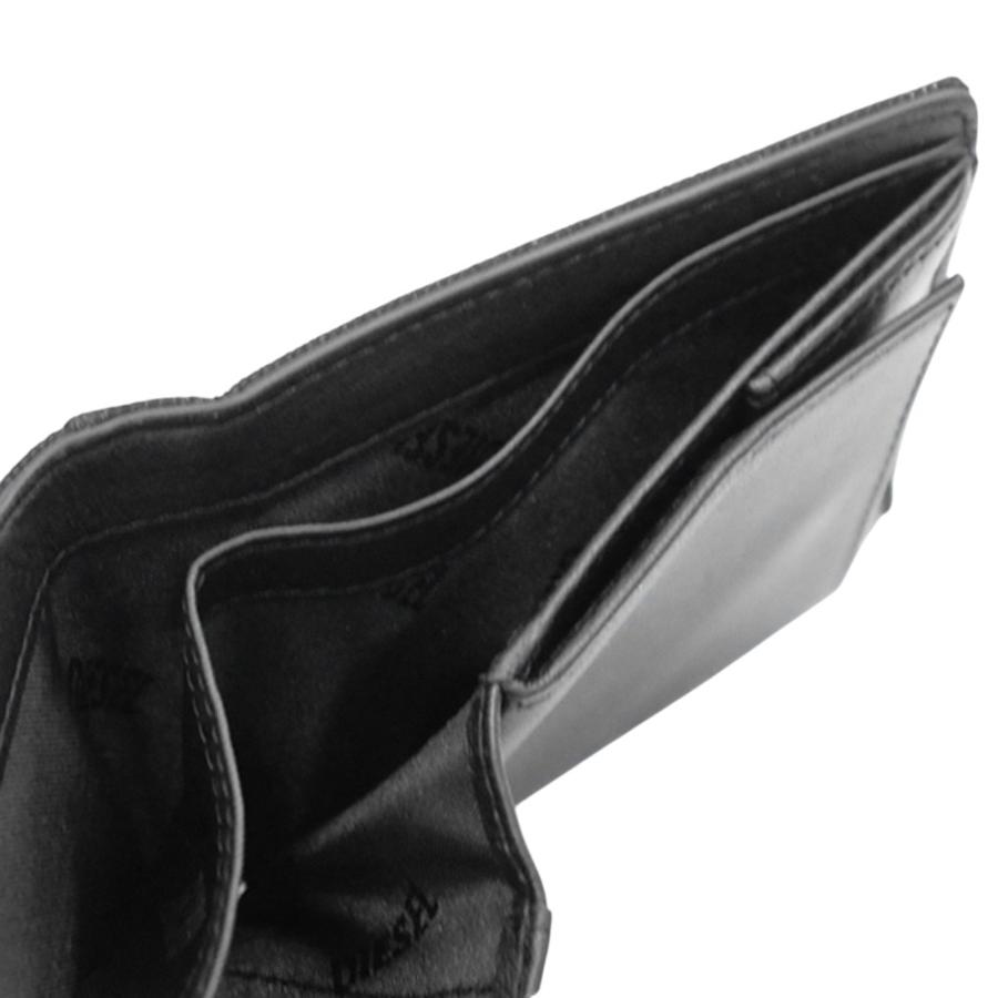 DIESEL ディーゼル メンズ二つ折り財布（小銭入れ付き） X10297