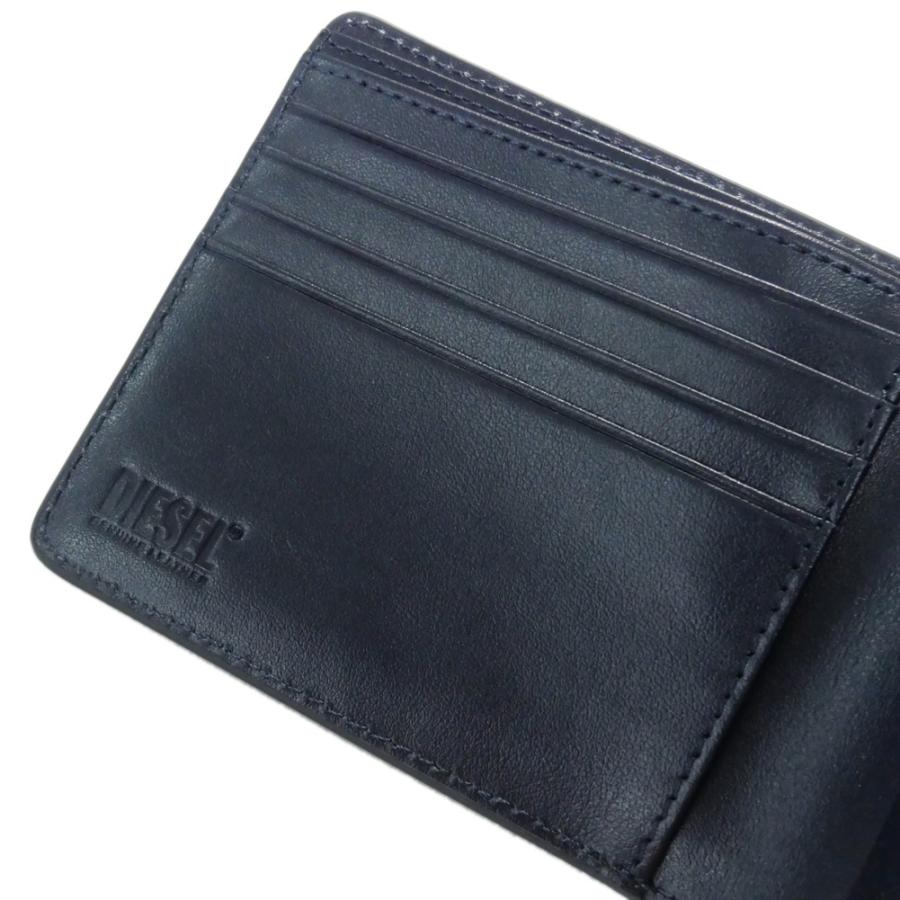 DIESEL（ディーゼル） メンズ二つ折り財布（小銭入れ付き） X10123