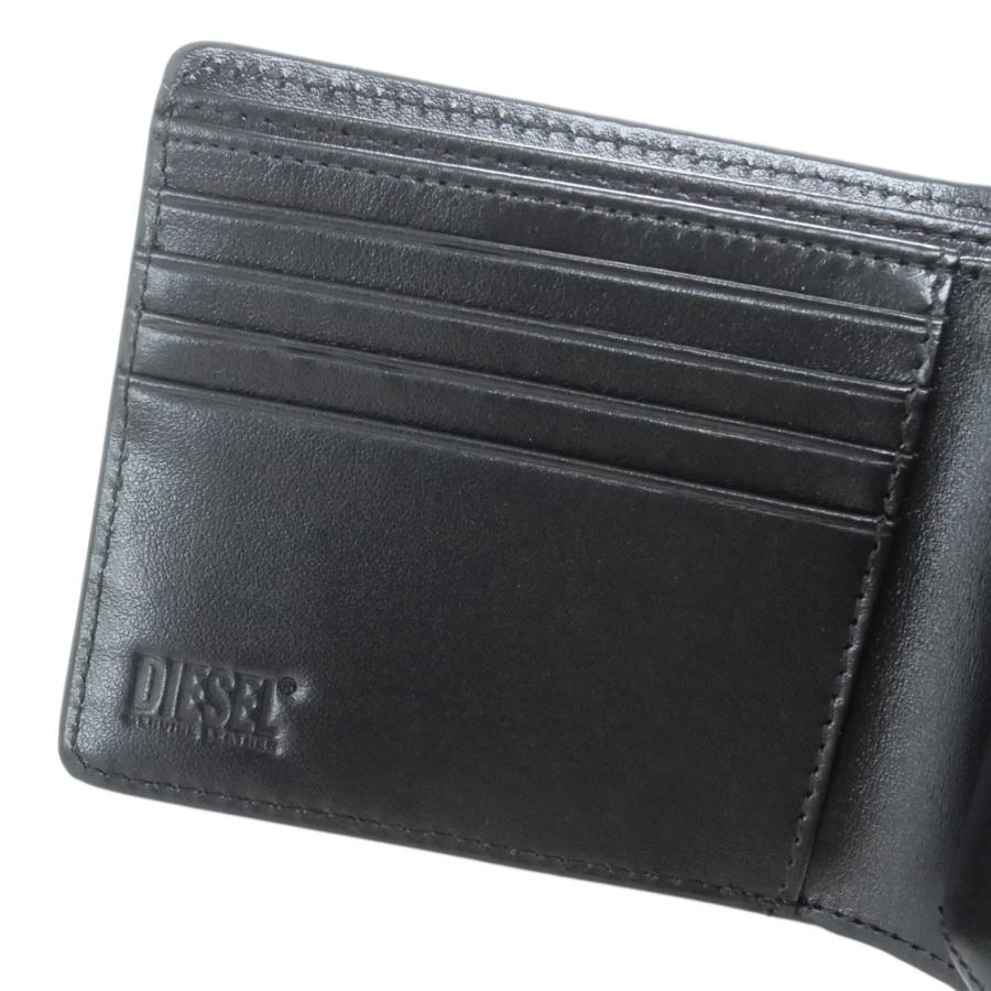 DIESEL ディーゼル メンズ二つ折り財布（小銭入れ付き） X10123