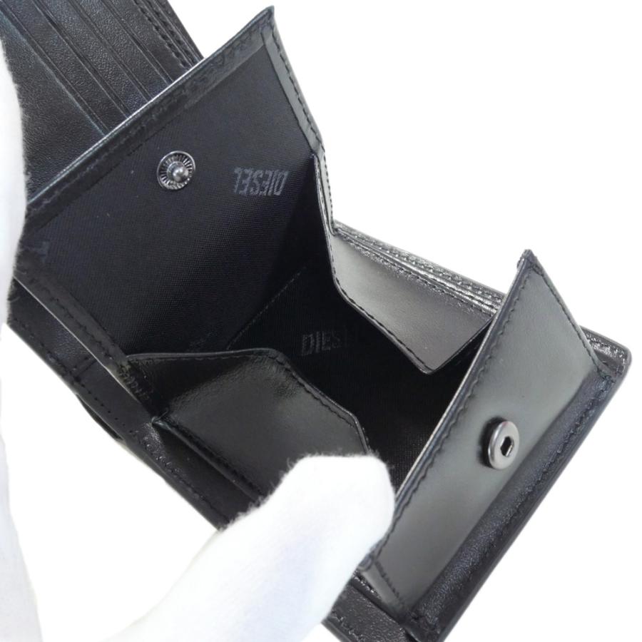 DIESEL ディーゼル メンズ二つ折り財布（小銭入れ付き） X10123