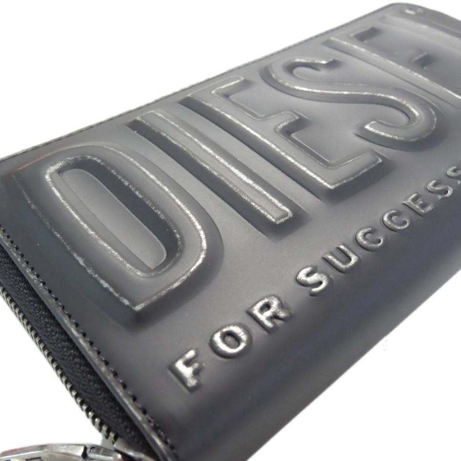 DIESEL（ディーゼル） メンズラウンドファスナー長財布（小銭入れ付き
