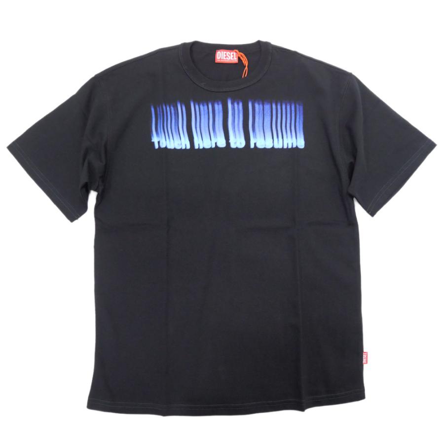 DIESEL（ディーゼル） メンズ クルーネック Tシャツ A16616 0AKAK / T