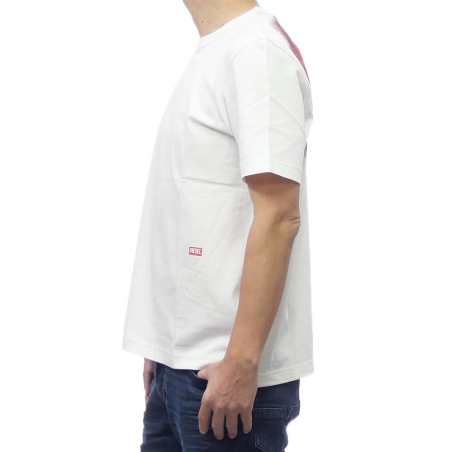 DIESEL ディーゼル メンズクルーネックTシャツ A16514 0AKAK / T