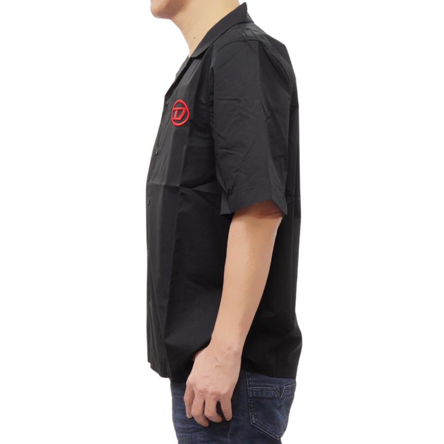 セールSS DIESEL ディーゼル カジュアルシャツ メンズ コットン 綿100％ A14636 0PCAL / S-MAC-C ブラック DIESEL（ディーゼル） メンズカジュアルシャツ A14636 0PCAL / S-MAC-C