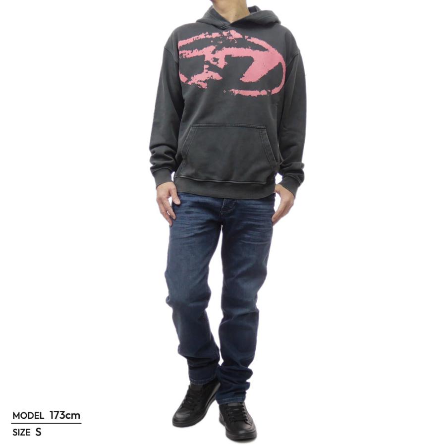 DIESEL オーバルD パーカー リラックスフィット A16913-0TKAC-9X DIESEL オーバルD パーカー リラックスフィット A16913-0TKAC-9X