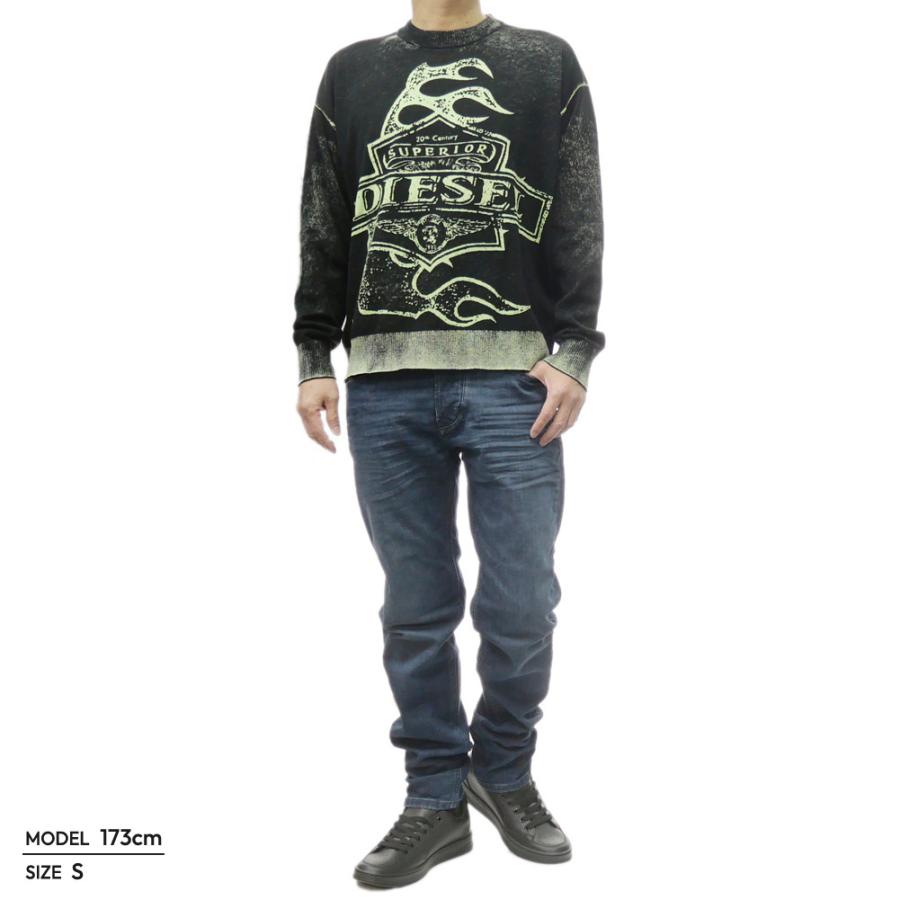DIESEL（ディーゼル） メンズ クルーネック ニット セーター A17507