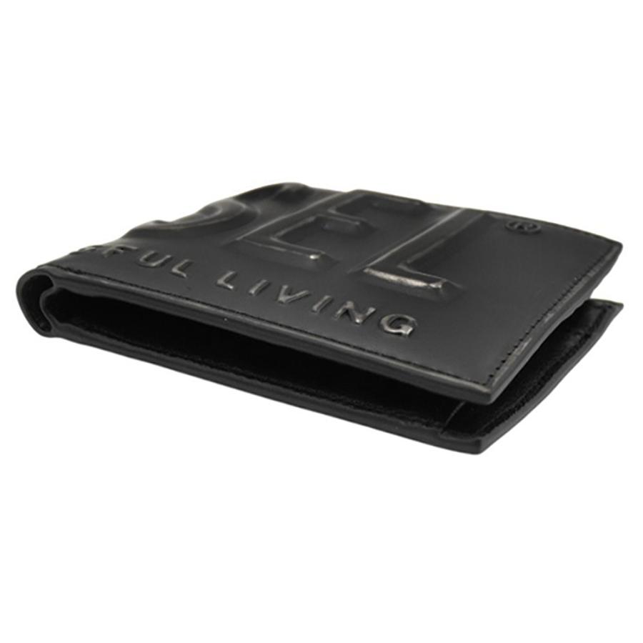 DIESEL ディーゼル メンズ二つ折り財布（小銭入れ付き） X10206