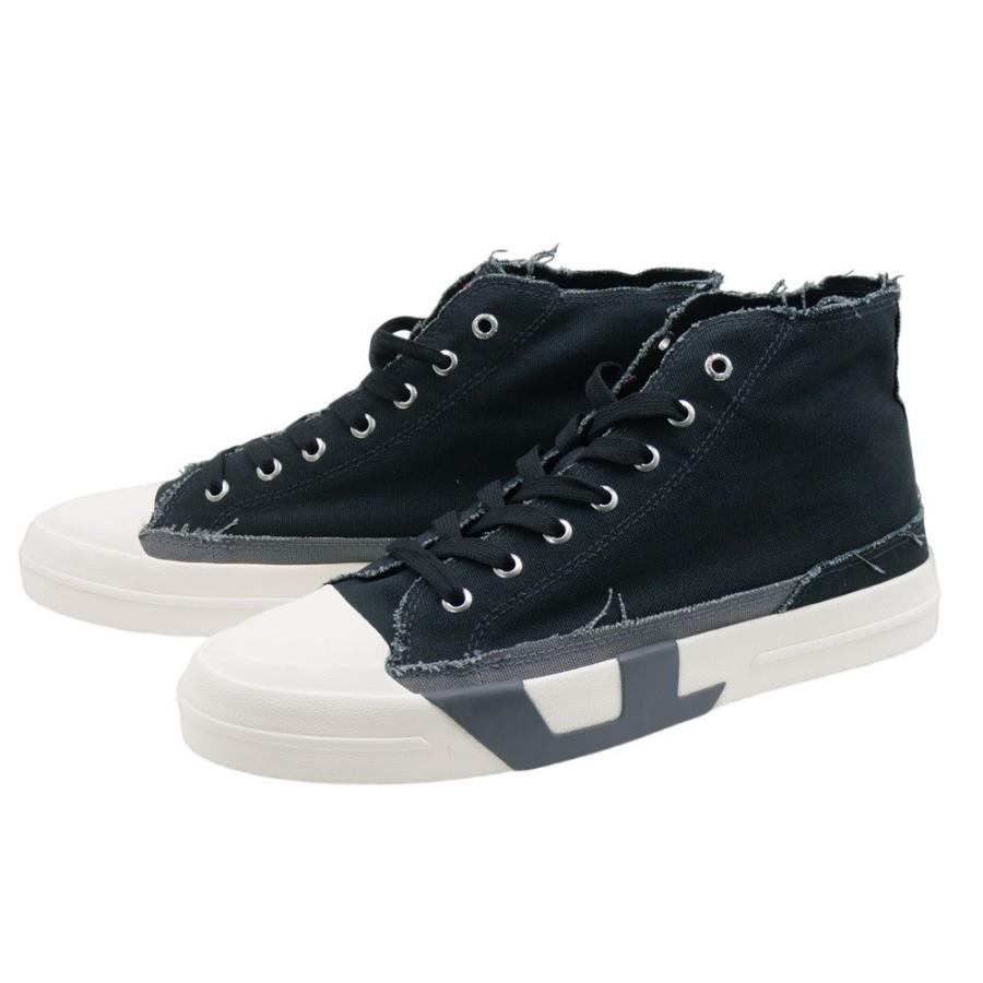 美品 DIESEL ハイカットスニーカー 23 D PRINCE W ディーゼル DIESEL ディーゼル レディースハイカットスニーカー Y02968