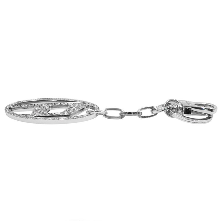 DIESEL　メタル キーリング　シルバートーン　X10209　純正保存袋付き DIESEL（ディーゼル） キーホルダー ブランド キーリング HOLY-D