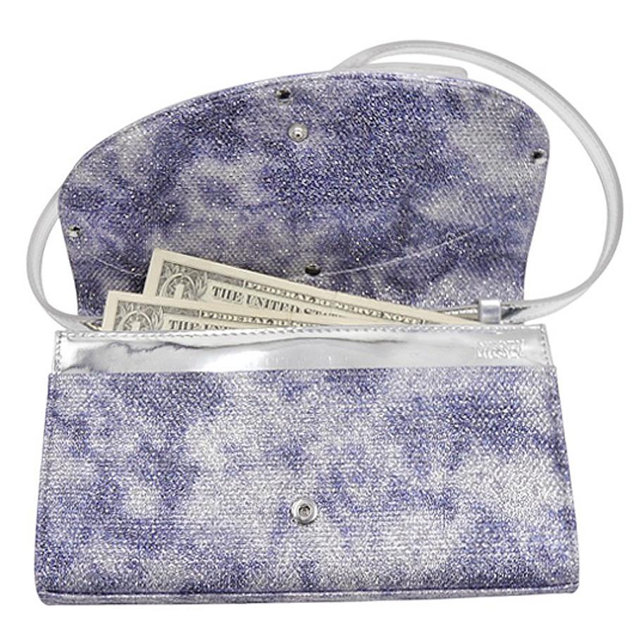 セールSS DIESEL ディーゼル 財布 レディース （小銭入れ付き） X09809 P2197 / 1DR WALLET STRAP パープル×シルバー DIESEL（ディーゼル） レディース財布（小銭入れ付き） X09809 P2197