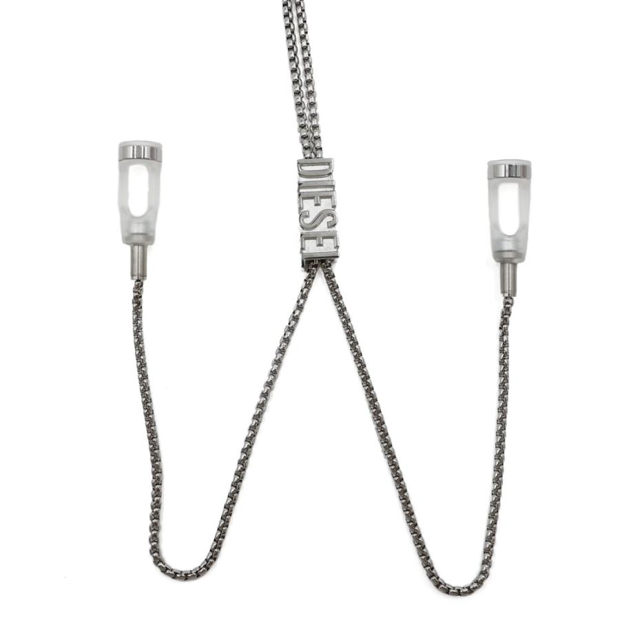 DIESEL（ディーゼル） イヤホンホルダー付きチェーンネックレス 60669