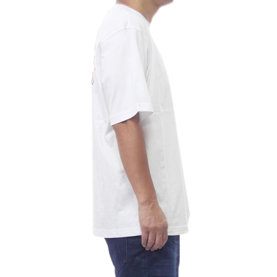 DIESEL ディーゼル メンズクルーネックTシャツ A22497 0PLAT / T-BOGGY-V4 ホワイト 2026春夏新作の画像