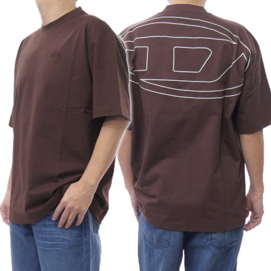 レディース DIESEL】 フード付きネックTシャツ Dark_Green