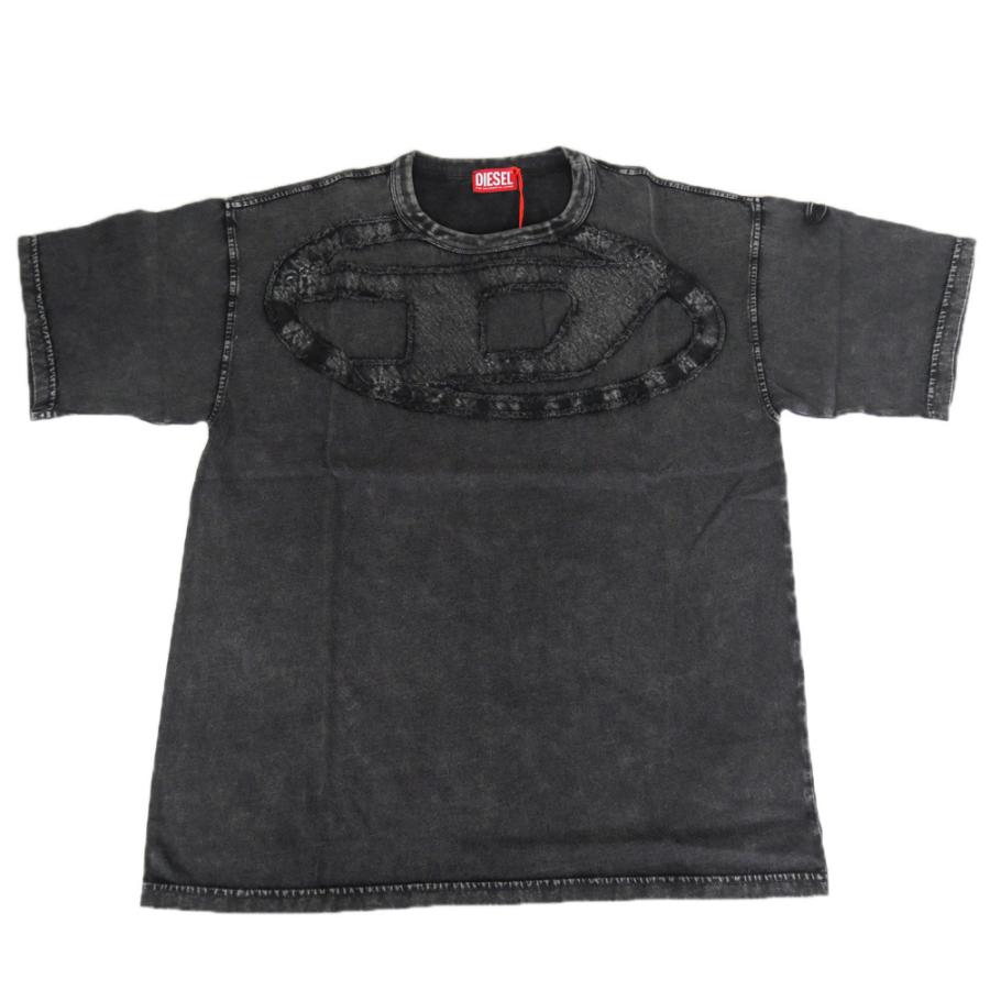 DIESEL ディーゼル ダメージ加工 Tシャツ XL グレー グランジ y2K DIESEL（ディーゼル） メンズクルーネックTシャツ A19545 0HGBX / T