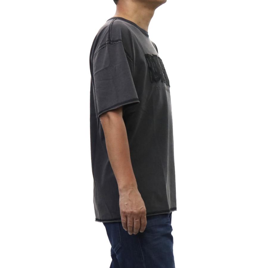 DIESEL ディーゼル メンズクルーネックTシャツ A21041 0KMAH / T-RAWBOXT ダークグレー 2026春夏新作の画像