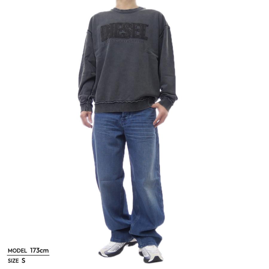 DIESEL（ディーゼル） メンズトレーナー A20463 0KMAG / S-BOXT-RAW-V1