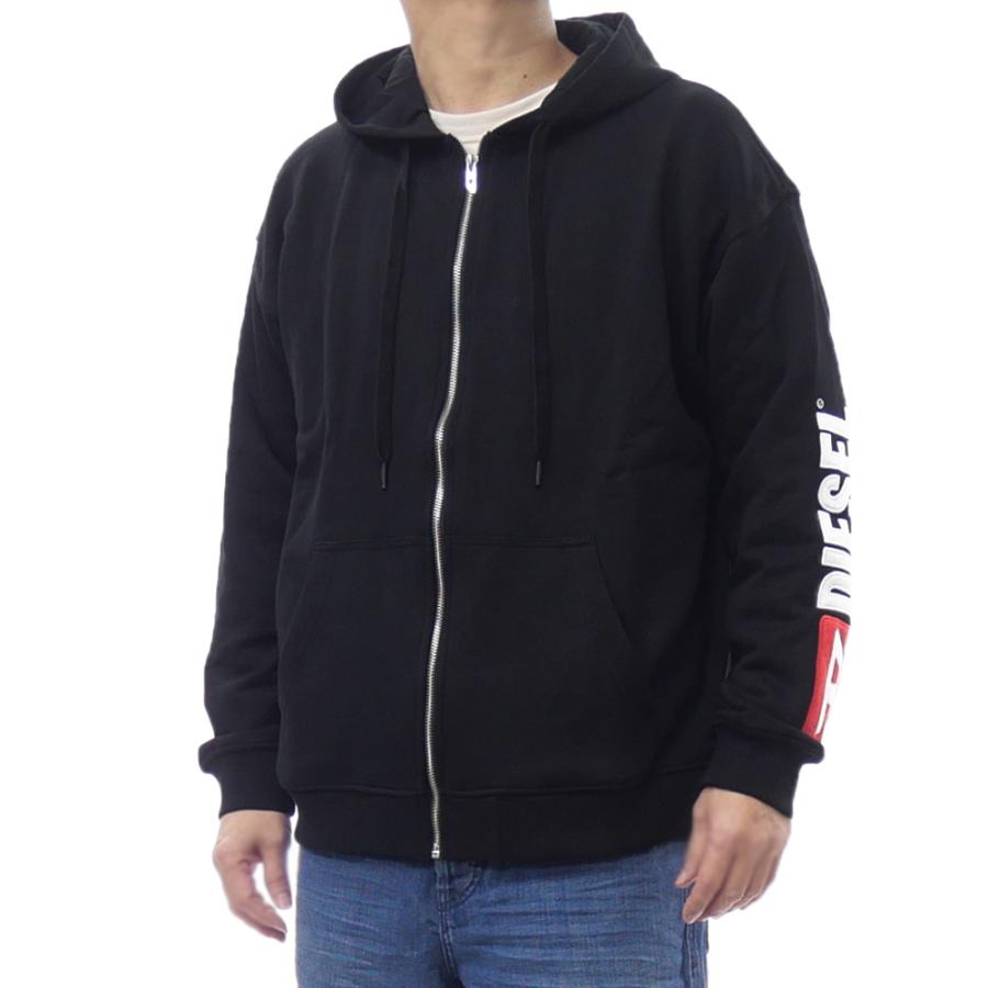 Dieselディーゼル メンズ ジップアップフーディー Mサイズ DIESEL（ディーゼル） 【並行輸入品】ディーゼル ジップアップパーカー