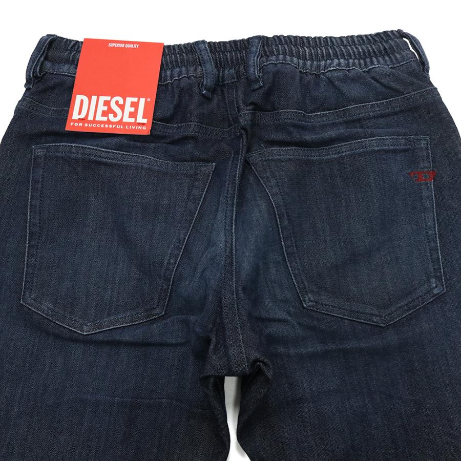 DIESEL ディーゼル メンズジーンズ A14847 09L11 / 2032 D-KROOLEY-B JOGG インディゴ 2026春夏新作の画像