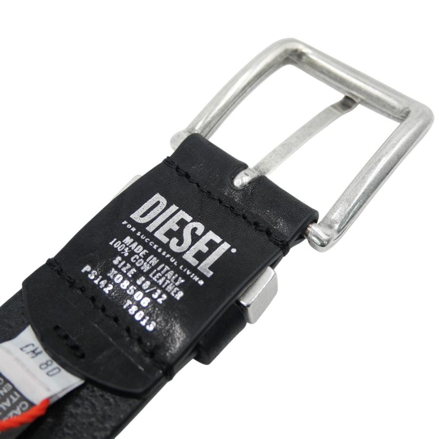 DIESEL（ディーゼル） メンズレザーベルト X08506 PS142 / B-VISIBLE
